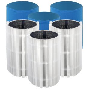 Filter Kit for BLUEAIR Air Purifier HEPA Carbon Sleeve Blue Pure 411 3210 Joy S (Pack of 3)