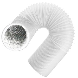 Universal HVAC Vent Hose PVC Aluminium Foil Insulated Duct Exhaust Outlet Pipe (6" x 3m)