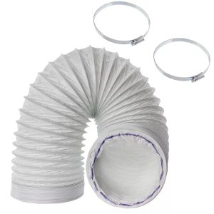 Vent Hose for Klarstein Air Con Conditioner Conditioning 3m 5" AC Extension Pipe + Clips